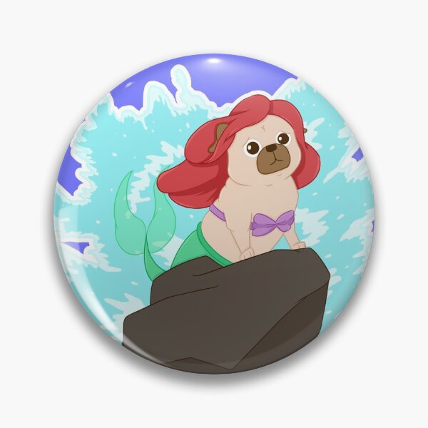 Item preview, Paw-t of your world,  The Little mer-pug!  designed and sold by jennisney.
