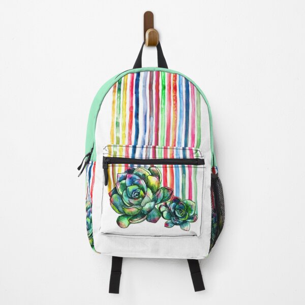 Rainbow Succulents Backpack