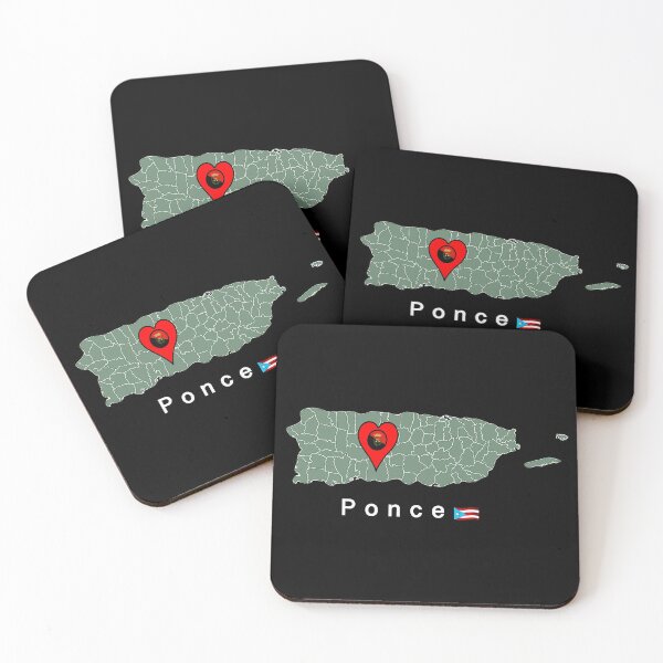 Item preview, ¡Yo soy de aquí! Ponce, P.R. heart pin designed and sold by SoLunAgua ..