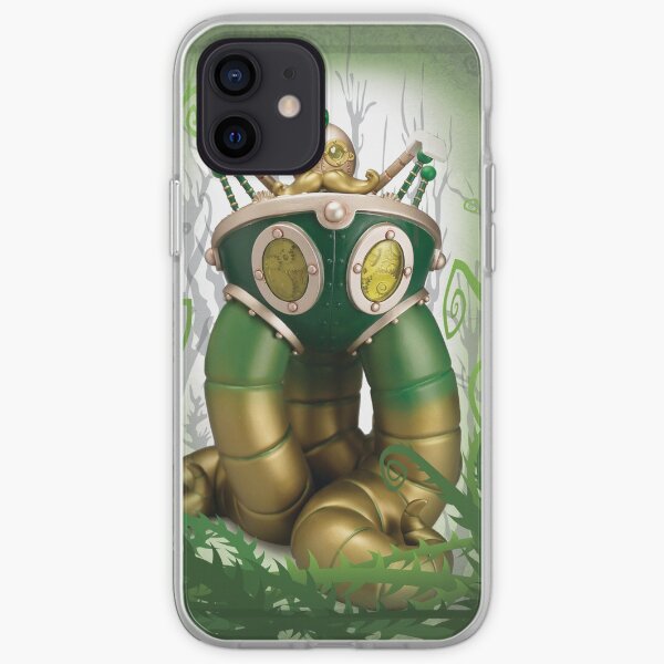 Mr Pumfrey and his Astounding Mechanised Perambulator (Spring Version) iPhone Soft Case