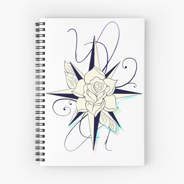 Item preview, Tattoo Style - Compass Rose - Rainbow Vintage designed and sold by alecoelho1.