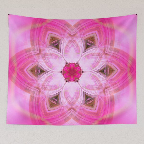 Item preview, Kaleidoscope Pink designed and sold by FOLK ART FUSION by heidiannemorris.