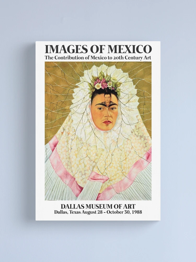 Frida Kahlo Exhibition Art Poster - Diego on my mind 1988