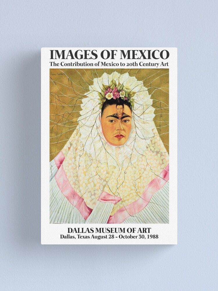 Frida Kahlo Exhibition Art Poster - Diego on my mind 1988