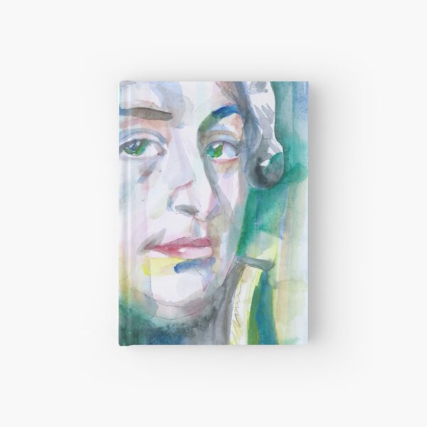 LAFAYETTE watercolor portrait.1 Hardcover Journal