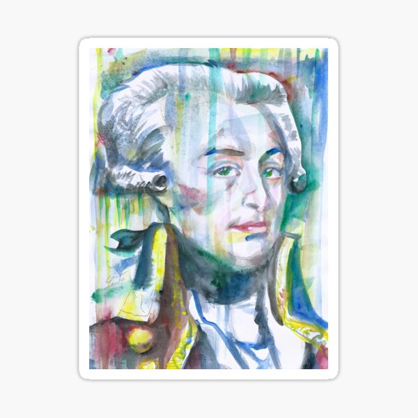 LAFAYETTE watercolor portrait.1 Sticker