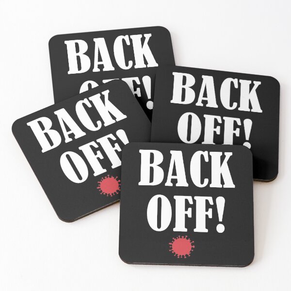 Item preview, Back Off! Stay Safe! Quarantine designed and sold by Palash Jain.