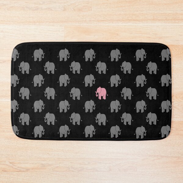 Item preview, SPOT THE ODD ELEPHANT (BLACK) designed and sold by ODD-ONE.