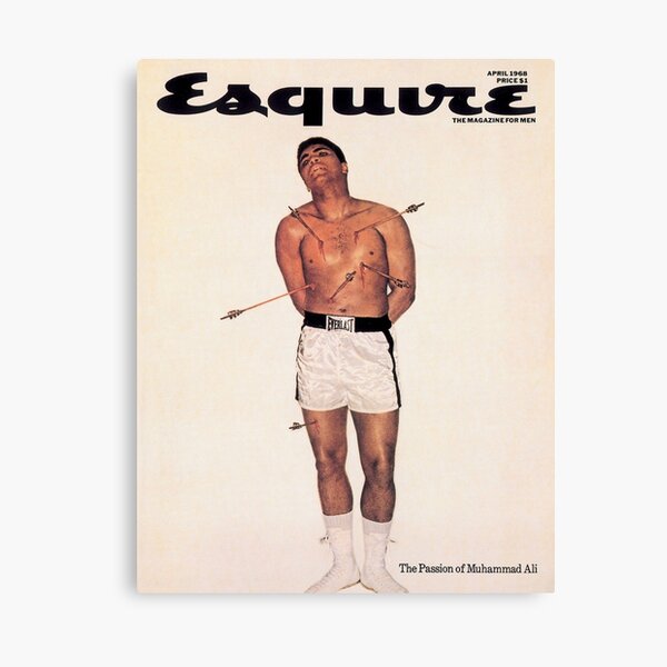 Esquire - Muhammad Ali 1968 Canvas Print