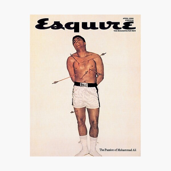 Esquire - Muhammad Ali 1968 Photographic Print