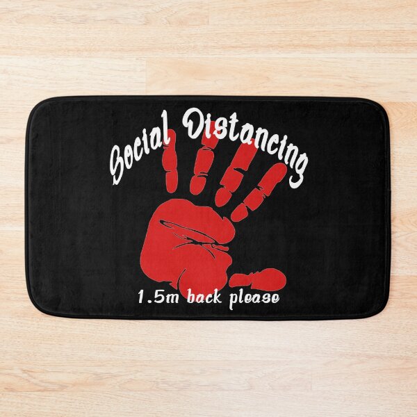 Item preview, Social Distancing Stay Back with Red hand designed and sold by Jamboprints.