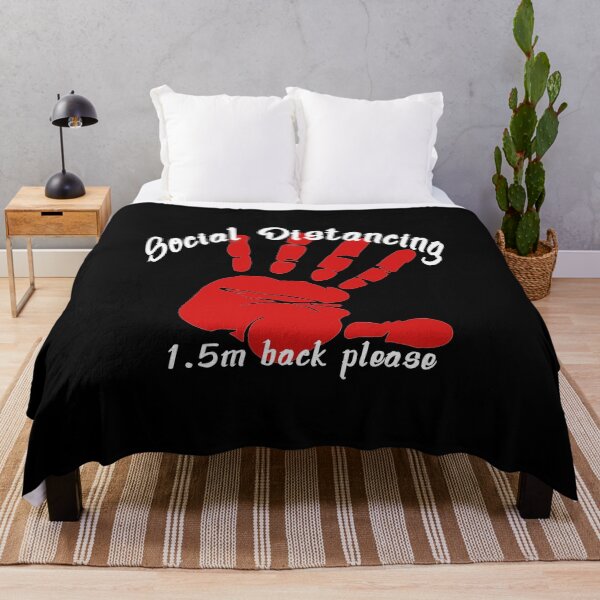 Item preview, Social Distancing Stay Back with Red hand designed and sold by Jamboprints.