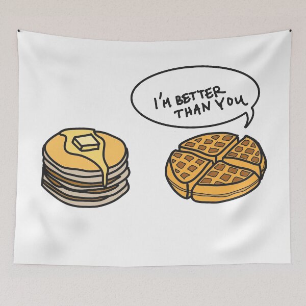 Item preview, Pancakes vs. Waffles Spar designed and sold by zoliza.