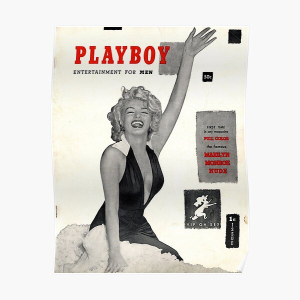 Playboy Magazine - Marilyn Monroe Poster