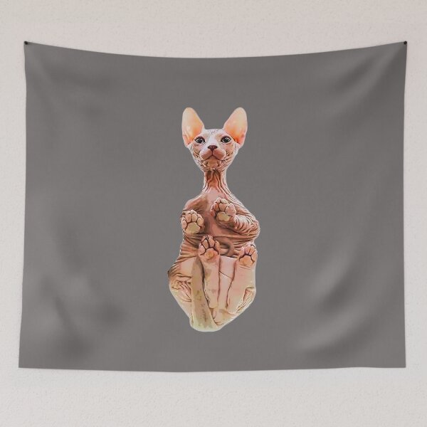 Item preview, Sphynx Cat Kitten Look at my paws designed and sold by Elarex.