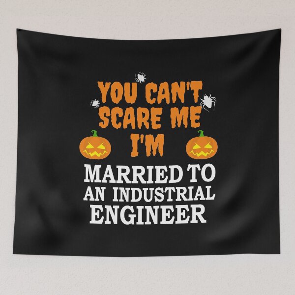 Item preview, Can't scare me I'm Married to an Industrial engineer Marriage Halloween designed and sold by losttribe.