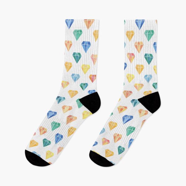 Aperçu de l'œuvre Brillant - motif de diamants aquarelle créée et vendue par CLPDesignLab.