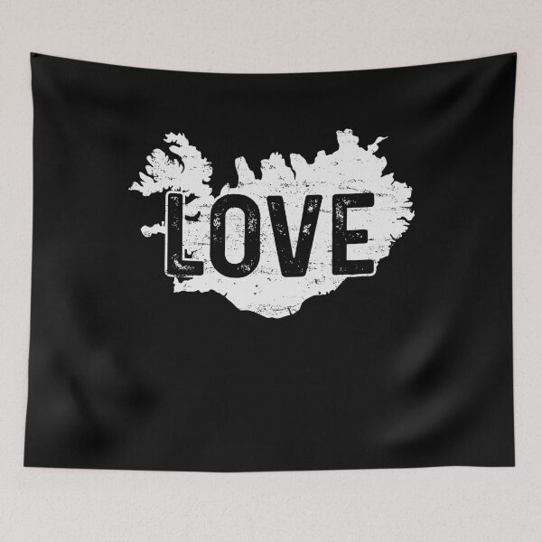 Item preview, Iceland Map Love designed and sold by 4tomic.