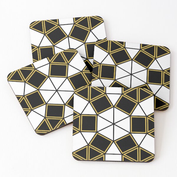 Item preview, K. Moser Hexagons - Gold designed and sold by Raw-Run.