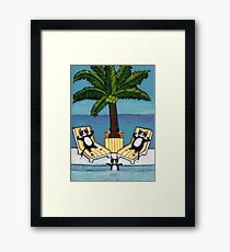 Cats on Vacation Framed Print