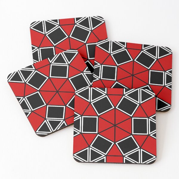 Item preview, K. Moser Hexagons - Red designed and sold by Raw-Run.