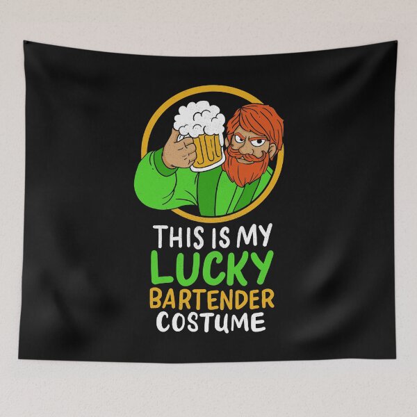 Item preview, St. Patrick's Day My Lucky Bartender Costume  designed and sold by haselshirt.