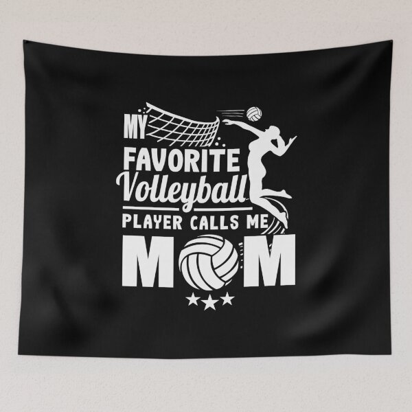 Item preview, My Favorite Volleyball Player Calls Me Mom Sports designed and sold by haselshirt.