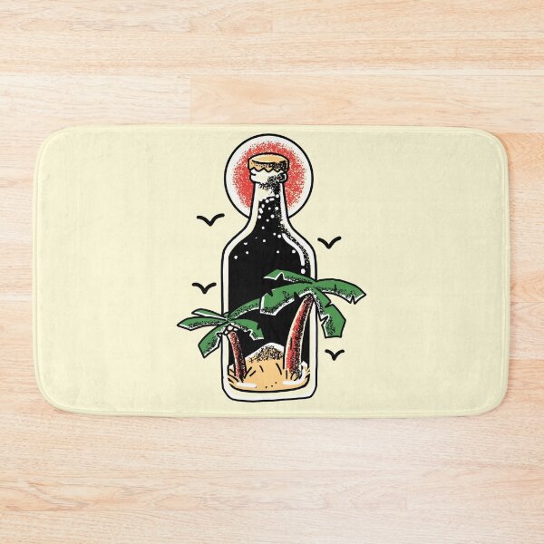 Item preview, Bottled Up Island Beach Tattoo Graphic designed and sold by Maria Simone.