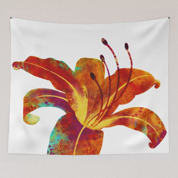 Item preview, Psychedelic Daylily designed and sold by BabyGrassDesign.