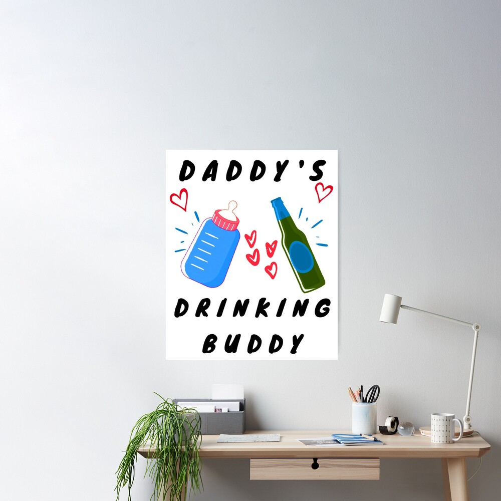 Daddy's Fishing Buddy funny bib for boys 