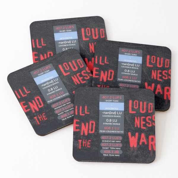 Item preview, LOUDNESS War Audio Production Meme designed and sold by frootloopstudio.