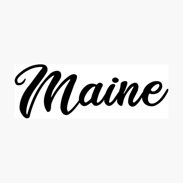 Item preview, Maine US State - Planner Stickers -  Places America designed and sold by MysticMagpie.