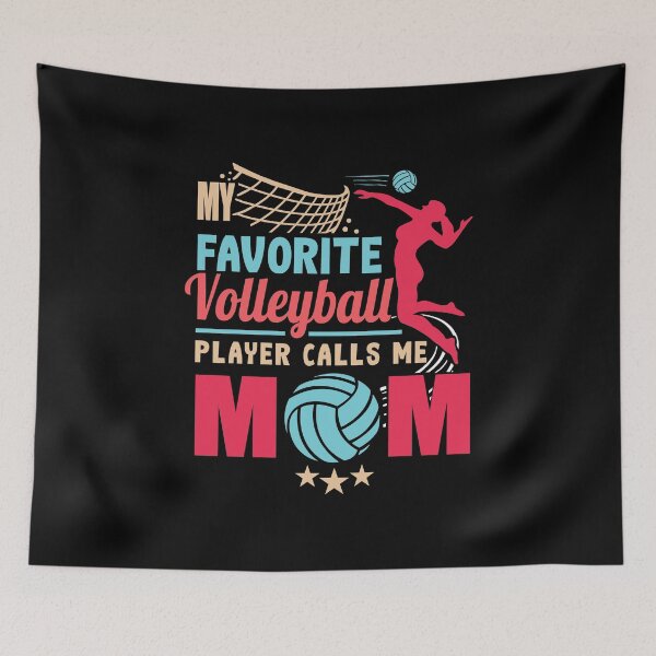 Item preview, My Favorite Volleyball Player Calls Me Mom Sports designed and sold by haselshirt.