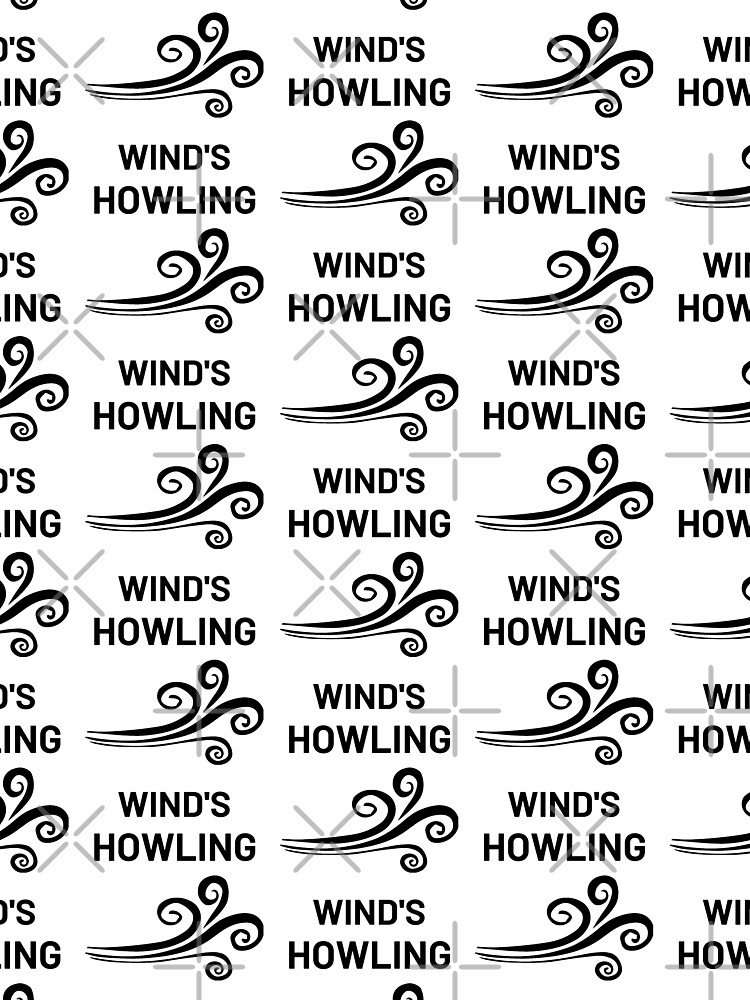 Thumbnail 3 of 3, Scarf, Winds Howling - gamer reference designed and sold by RIVEofficial.