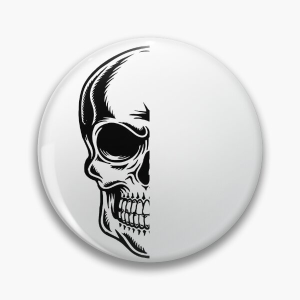 Item preview, Half Skull designed and sold by Jamboprints.