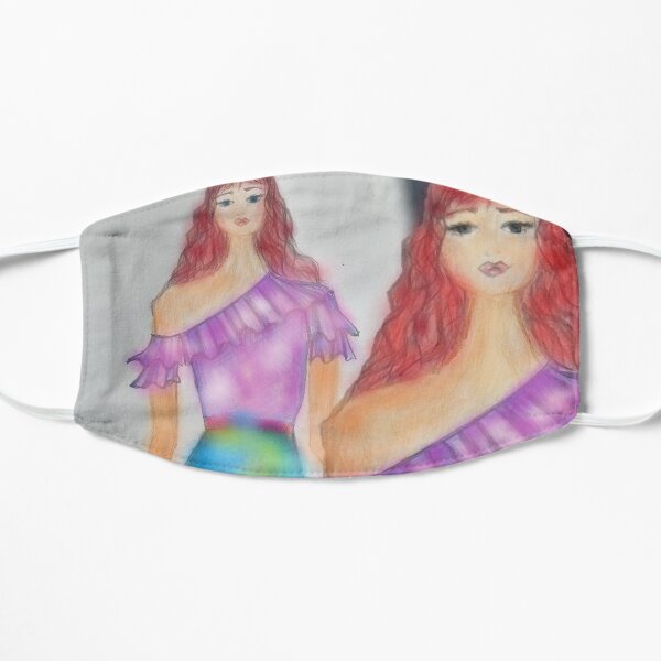 FASHION ILLUSTRATION MERMAID VIBES Mask