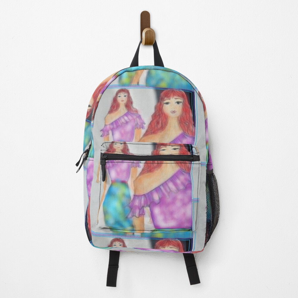 FASHION ILLUSTRATION MERMAID VIBES Backpack