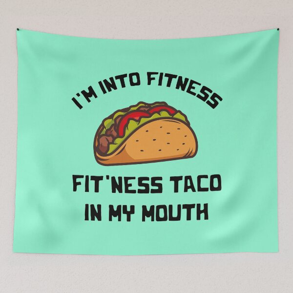 Item preview, Fitness Taco Funny Design designed and sold by Picspot.