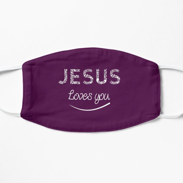 Jesus Loves You | Christian Art | Gospel Flat Mask