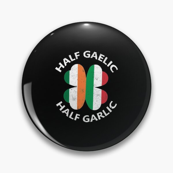 Item preview, Half Gaelic Half Garlic St. Patrick's Day Shamrock designed and sold by haselshirt.