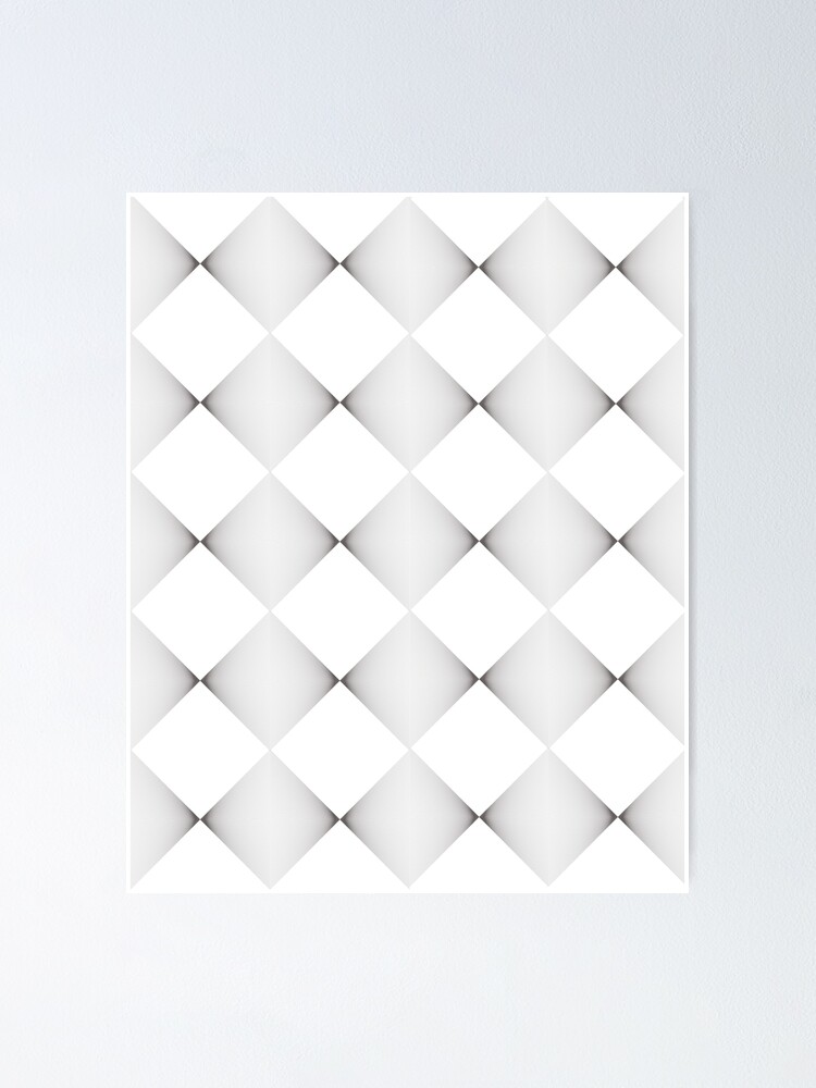 "checkerboard black" Poster by ESSjLAY | Redbubble