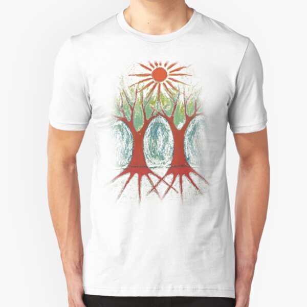 Two Worlds Slim Fit T-Shirt