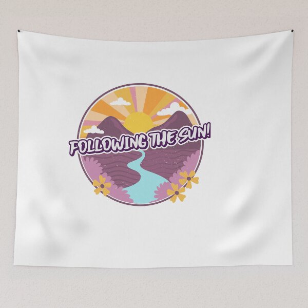 Item preview, Siguiendo el sol Hippy Purple Mountains designed and sold by joabaj.