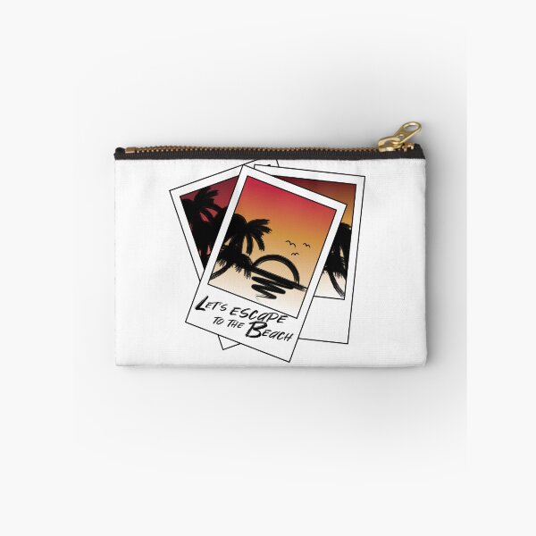 Item preview, Polaroid picture summer sunset at the sea Lets escape to the beach designed and sold by BLucknerDesign.
