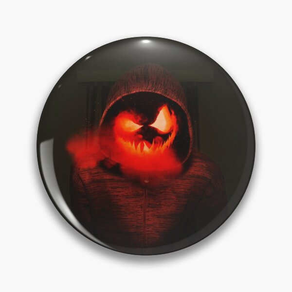 Item preview, Red Hoodie Smokey Pumpkin Face designed and sold by MrKronos25.