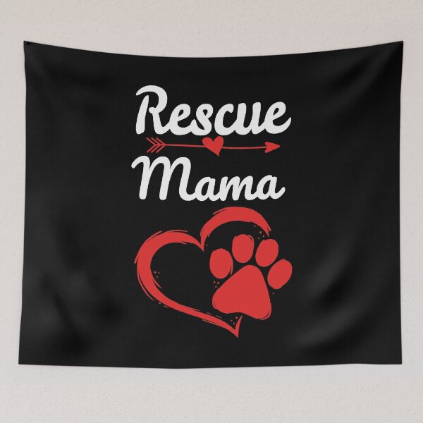 Item preview, Rescue Mama Animal Lover Pet Dog Rescuer Gift designed and sold by haselshirt.