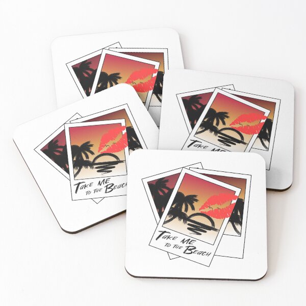 Item preview, Polaroid picture summer sunset at the sea Take me to the beach designed and sold by BLucknerDesign.