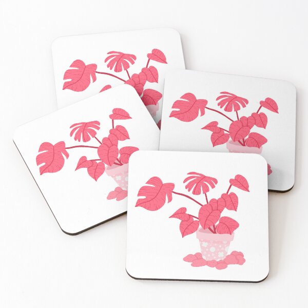 Item preview, Philodendron pink plant designed and sold by ThreeDotsDesign.