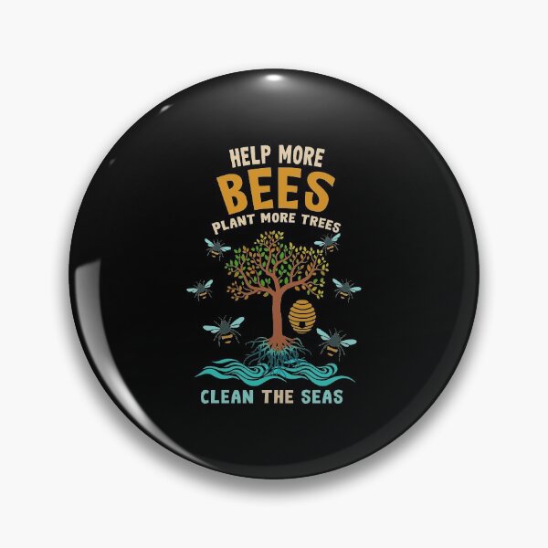 Item preview, Help More Bees Plant More Trees Beekeeping Apiary designed and sold by haselshirt.