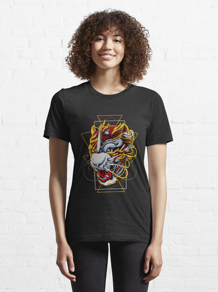 geometric tiger T-Shirt